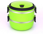 CASEROLA TERMICA DUBLA, 2x0.7L, VERDE