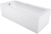Mexen Cubik cadă dreptunghiulară 140 x 70 cm cu mască, albă - 55031407000X