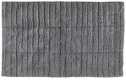 Covoraș din bumbac pentru baie Zone Tiles, 80 x 50 cm, gri