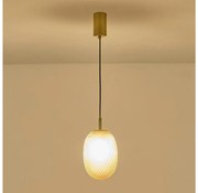 Lustră pe cablu 1xE14/25W/230V maro pr. 15 cm