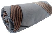 Pătură gri din polar/fleece 150x200 cm Gold Ribbon – JAHU collections
