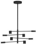 Lustra moderna dimabila cu 8 spoturi LED NORDIK