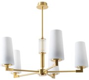 Candelabru elegant cu 5 brate VINCENZA alama periata