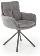 Scaun de bucaterie Leary, gri