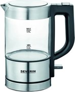 Severin WK 3472 - Fierbător electric 0,5 l, 1100 W/230 V, inox/sticlă