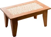 Masa de cafea din lemn si mozaic Taormina