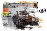 Ilustrație World of Tanks - Tiger, WOT