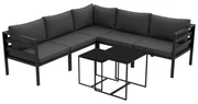 Outsunny Set de Mobilier de Gradina din 7 Piese cu Canapea de Colt, Masa de Cafea, Set de Mobilier Sectional, Gri | Aosom Romania