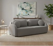 Canapea extensibila 3 locuri cu lada 226 cm – stofa– Nova