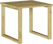 vidaXL masă natural 40 x 40 x 36 cm Lemn de pin tratat