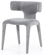 Scaun Dave din Tesatura, metal si lemn antracit