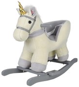 Infantastic Unicorn balansoar de pluș , 68 x 33 x 47 cm