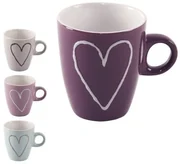 Set căni Orion INIMĂ, 230 ml, 4 buc.