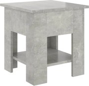 vidaXL Măsuță de cafea, gri beton, 40x40x42 cm, lemn prelucrat