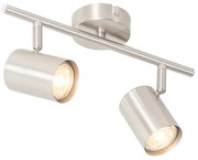 Plafoniera moderna din otel cu 2 lumini reglabile - Jeana