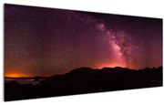 Tablou calea lactee roz (120x50 cm)