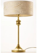 Jupiter 2112 - Lampă de masă KASZMIR 1xE27/15W/230V alb/auriu, decor marmură