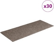 vidaXL Covorașe autoadezive pentru scări, bej, dreptunghiulare, 30 buc., 60x25 cm