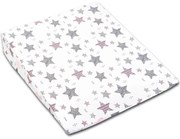 Perna antireflux  XXL cu husa detasabila din bumbac 70x58 cm Kidizi All Pink Stars