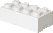 Cutie pentru gustări 10 x 20 x 7,5 cm, mai multe variante - LEGO Culoare: alb
