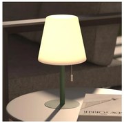 Lampă LED RGBW reîncărcabilă de masă de exterior Atmosphera ZACK LED/3,7V IP44 verde