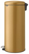 Coș de gunoi auriu cu pedală din oțel 30 l NewIcon – Brabantia