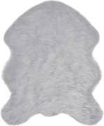 vidaXL Covor din Lână Faux Tafalla Gri 50 x 80 cm Poliester