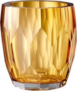 Vas decorativ din sticla design elegant Marquis galben 112580 HZ