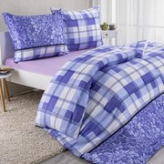 Set lenjerii din microfibră pentru familii ANITA cu cearceafuri jersey, 6 piese