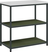 vidaXL Depozitare pentru bucătărie Verde măsliniu 60 x 50 x 92 cm Oțel