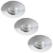 Rabalux 1072 - SET 3xLED Lampă încastrată baie RANDY 3xLED/4W/230V