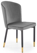 Scaun K446 Velvet Gri – l51 x A55 x h86 cm