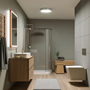 Brilagi - Plafonieră LED pentru baie POOL LED/24W/230V Ø 30 cm IP54 crom