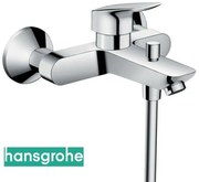 Baterie cada Hansgrohe Logis, fara furtun si para de dus, montare pe perete, crom -71400000