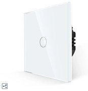 Intrerupator simplu cap scara cu touch din sticla