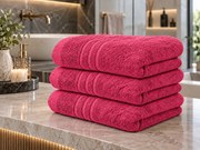 Prosop CONFORT Maxi 100x180 cm purpura, 100% bumbac