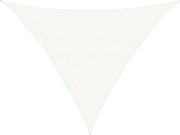 vidaXL Pânză parasolar, alb, 4x4x5,8 m, HDPE, 160 g/m²