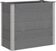 vidaXL Strat înălțat de grădină, gri, 100 x 50 x 91 cm, WPC