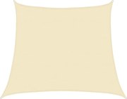 vidaXL Pânză parasolar, crem, 4/5x4 m, HDPE, 160 g/m²