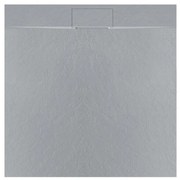 Rea Bazalt Grey cadita de dus patrata x90 cm gri REA-K4105