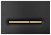 Clapeta de actionare negru/auriu mat Alca Linka