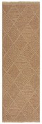 Covor tip traversă de exterior în culoare naturală 80x230 cm Nora Diamond – Flair Rugs