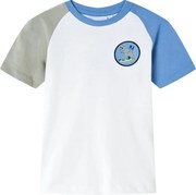 vidaXL Tricou pentru copii, ecru, 116