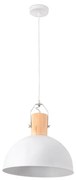 Lustra/Pendul metalic design modern minimalist MARGOT alb