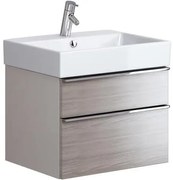 Dulap baie suspendat pentru lavoar 60 cm stejar Cersanit Metropolitan