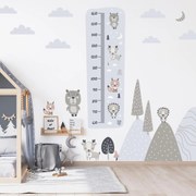 Autocolante de perete - Metru - Animăluțe și dealuri
