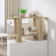 vidaXL Bibliotecă/Separator cameră, stejar sonoma, 80x30x51 cm