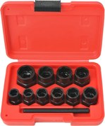 vidaXL Set extractor șuruburi și piulițe deteriorate din oțel, 11 piese