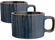 Altom Set of 2 cups Reactive Stripes 220 ml