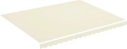 vidaXL Pânză de rezervă copertină, crem, 4,5x3,5 m